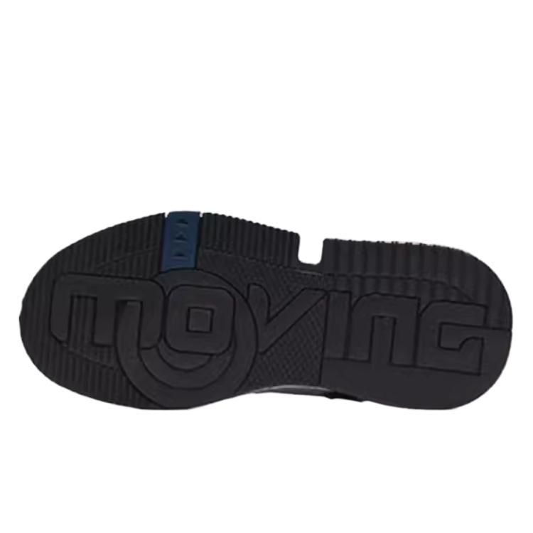 Anta Kids Synthetic Leather Comfortable Cotton Shoes Kids Shoes Anta-White Deep-Shadow-Blue Bathing-Blue 312446920