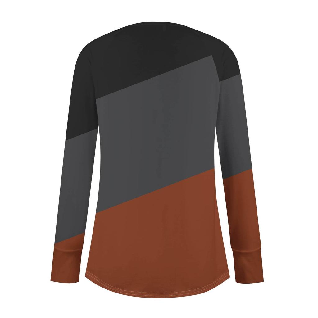 Womens Oversized Sweatshirt Graphic Sweater Long Sleeve Drop Shoulder Round Shirt Tops Vintage Clothes