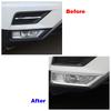 For Volkswagen VW Tiguan MK2 2017-2019 Chrome Side Mirror Rear Window Wiper Fog Light Cover Car Exterior Trim Protector Sticker