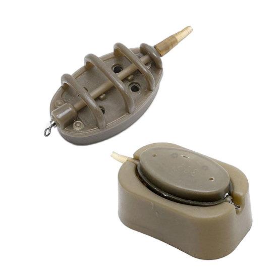 Karpfenangeln Futterkorb Köder Falle Köderwerkzeug Tackle Form mit Bleigewicht