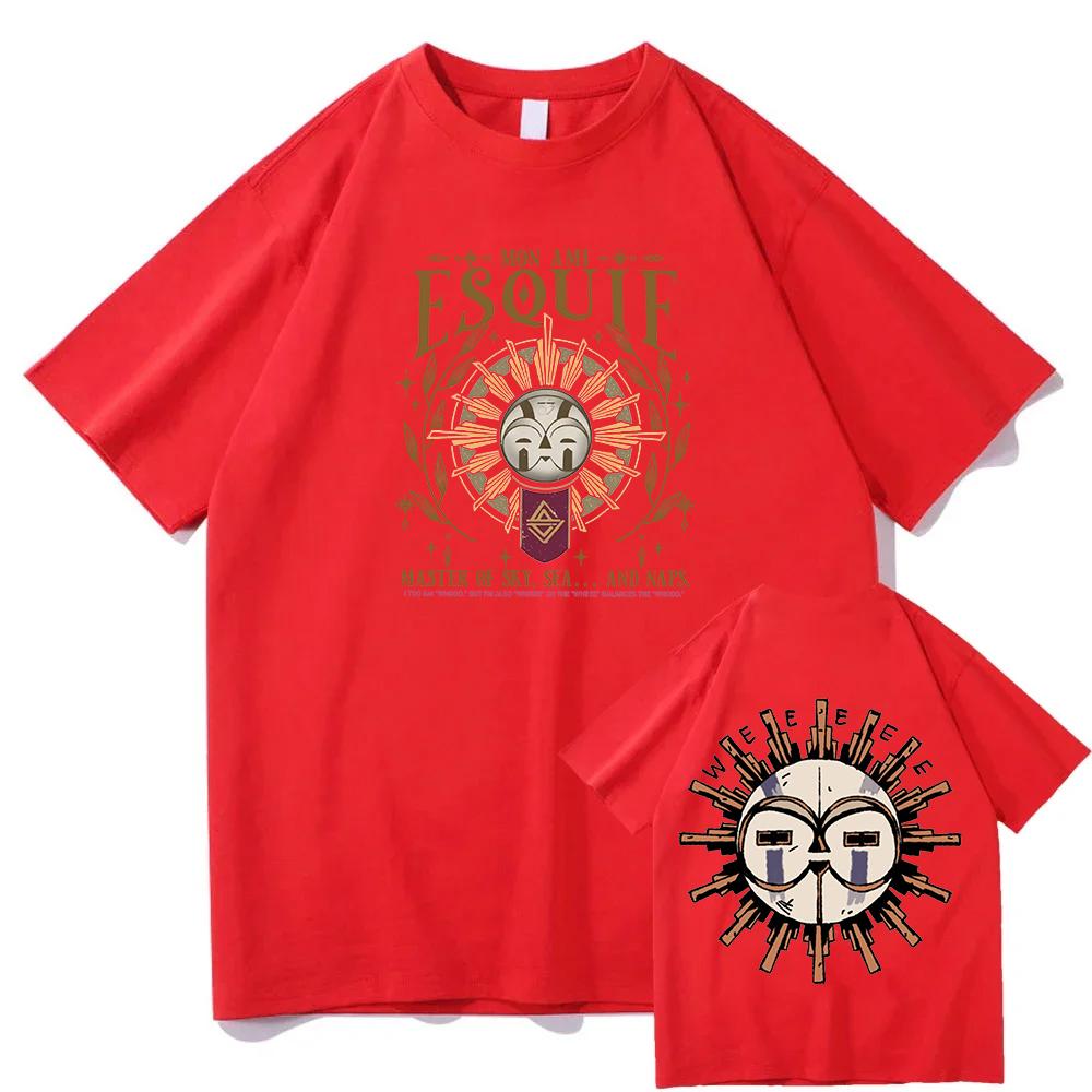 Clair Obscur Expedition 33 T Shirts Expedition 33 Esquie Resin Suncatcher Graphic Tee Unisex Women Fashion Harajuku Cotton Y2K Tops S