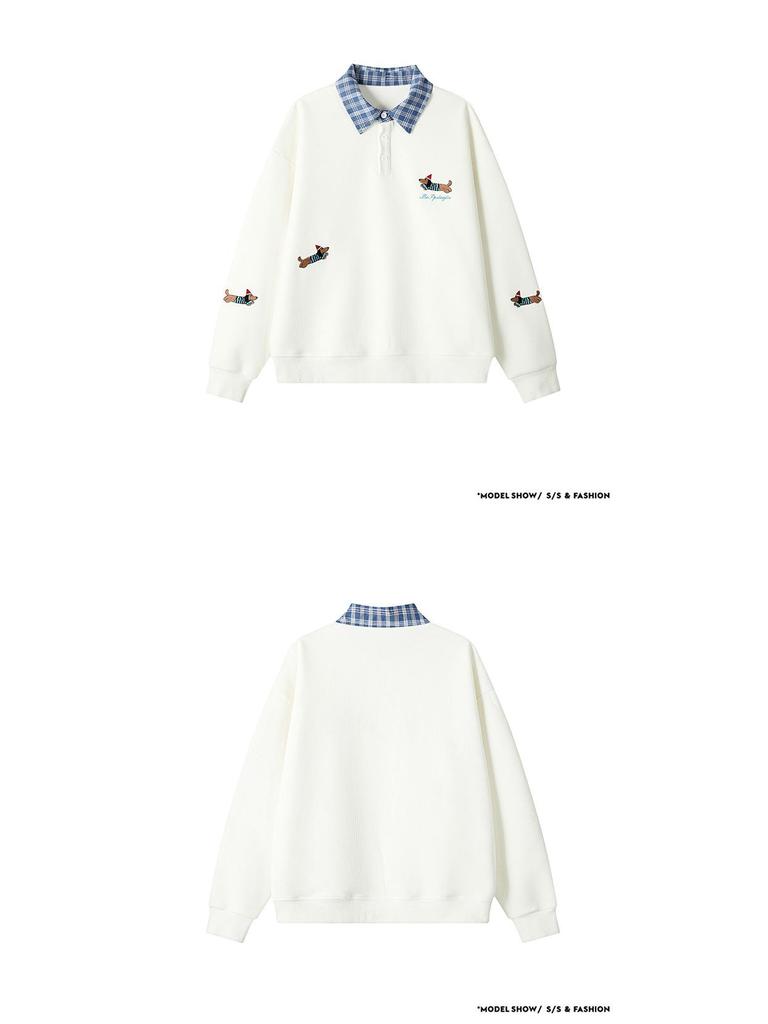 2025 Trendy Men's Loose-Fit Embroidered Long-Sleeve Hoodie, Plus Size, Autumn Winter Collection.
