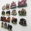 European Countries Villa Fridge Magnets Message Board Magnetic Stickers CHildren Gifts Home Decoration Fridge Stickers