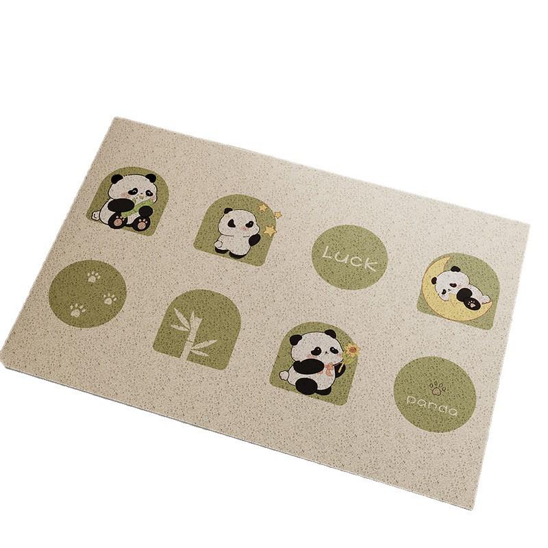 Cute Cartoon Non-Slip Entrance Mat - Dirt-Resistant, Cuttable Coil Design
