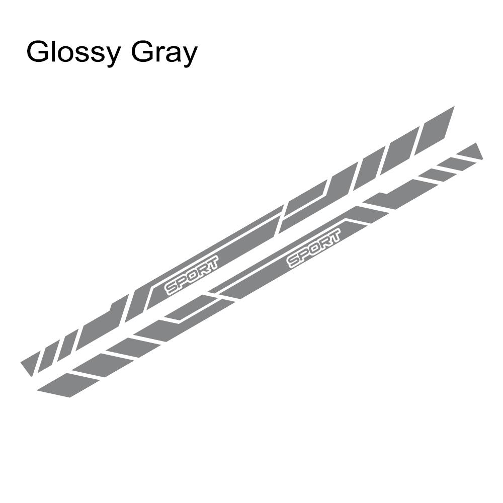 For Mitsubishi ECLIPSE CROSS Car Door Side Skirt Sticker PVC Racing Sport Stripes Vinyl Decal Auto Body Decoration Accessories