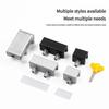 Aluminum Alloys Window Restrictor Safety Sliding Window Stopper Home Security Lock For Sliding Casement Window