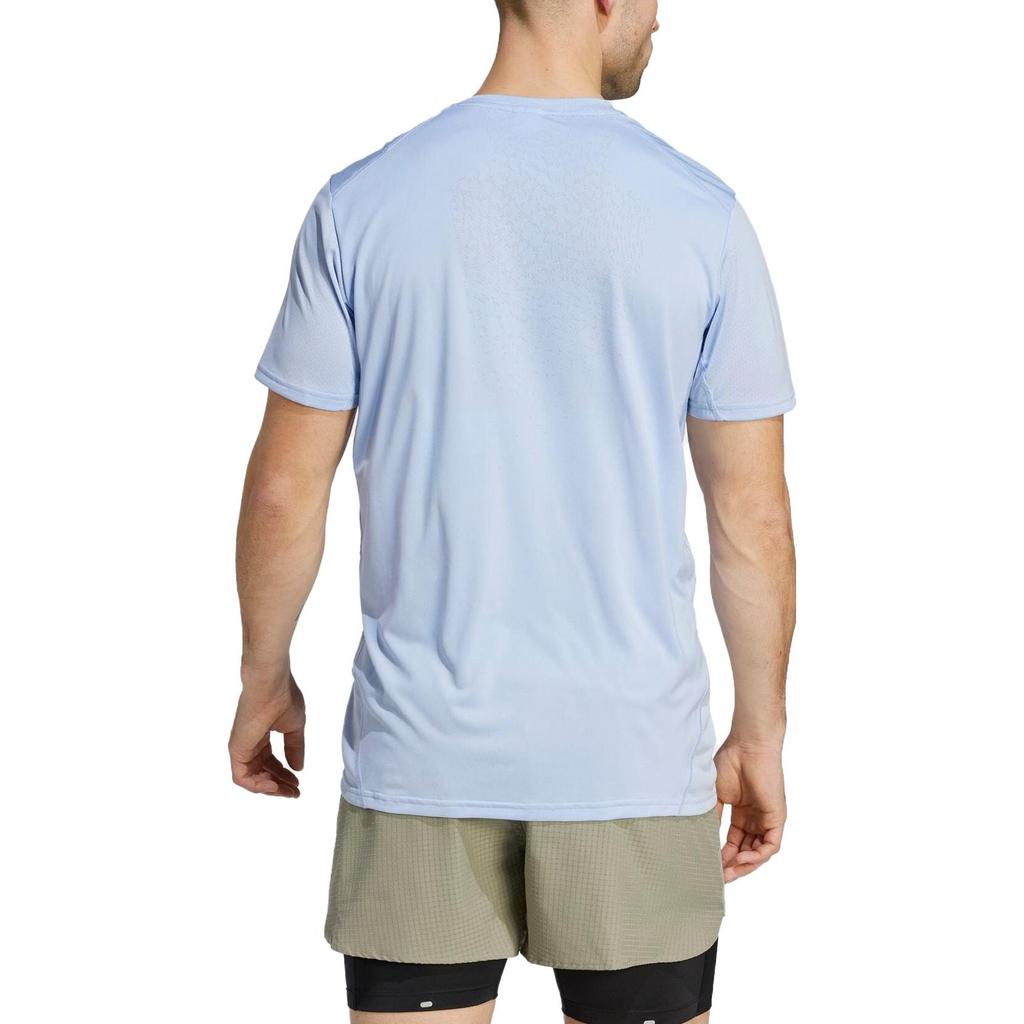 adidas T Shirts Men's Blue Crew Neck Moderate IB9011