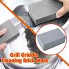 Briques de nettoyage pour barbecue - SODIAL - Pack de 4 - Gris - 10x7x4 cm - Antidérapant