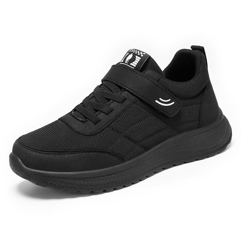 Men's Casual Shoes, Lightweight Elderly Shoes, Middle-aged and Elderly Walking Shoes with Hook-and-loop Closure, Sports Shoes.
