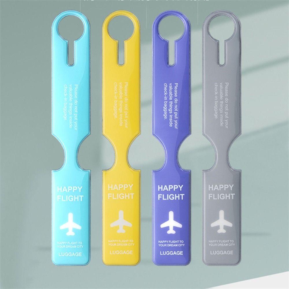 Baggage Name Tags Airplane Suitcase Tag Boarding Pass Boarding Pass Tag PVC Luggage Tag Male
