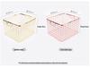 Rose Gold Large Iron Art Storage Basket with Handle - Desktop and Kitchen Organizer