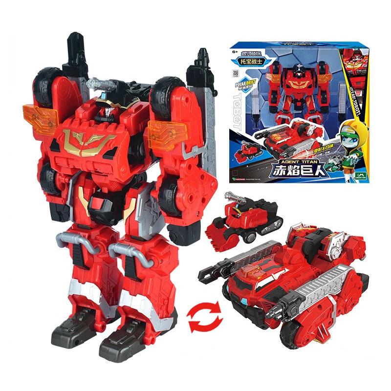 2 IN 1 Tobot Transformationsroboter zu Auto Spielzeug Korea Cartoon Brüder Anime Tobot Verformungsauto Spielzeug für Kinder Geschenk
