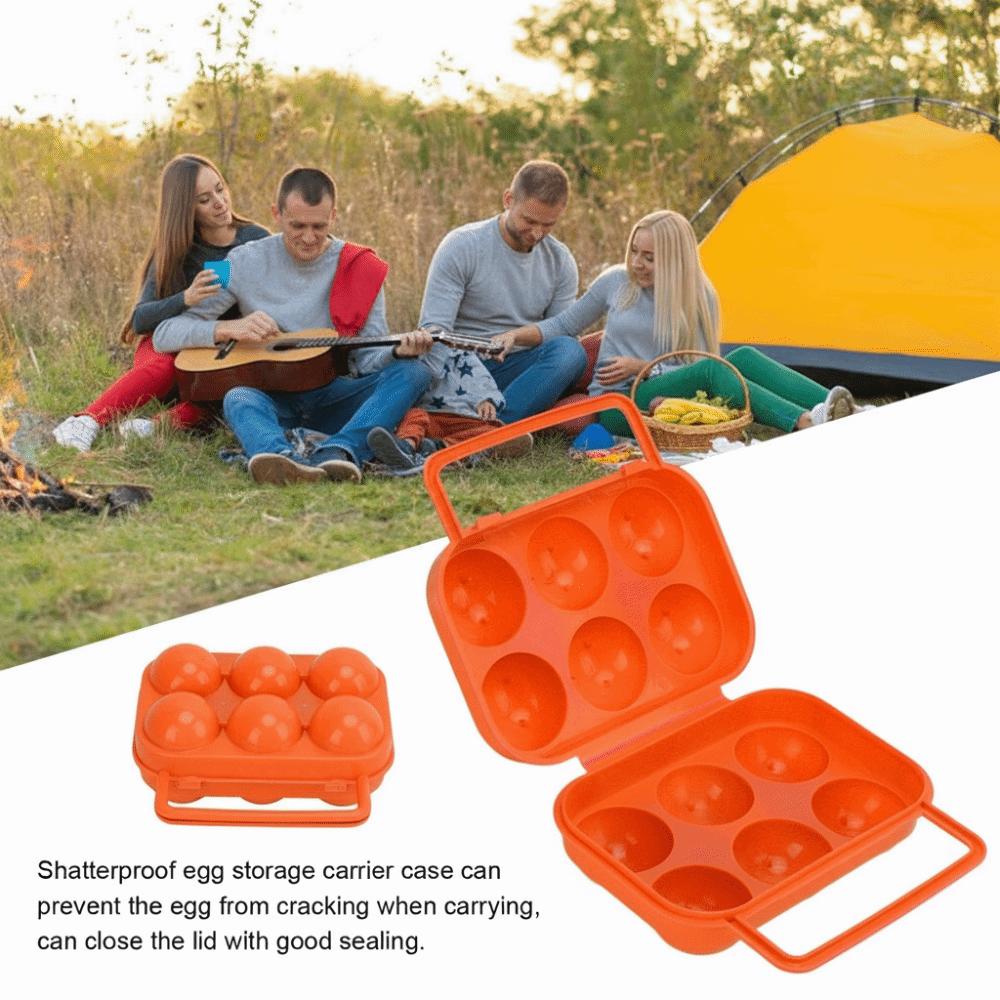 3 Pcs Sturdy Shockproof Egg Box ABS Egg Container Durable Egg Storage Carrier  Indoor Kitchen