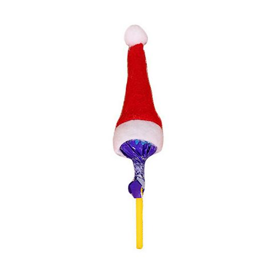 Mini Christmas Lollipop Hat - Non-Woven Small Christmas Decoration Hat