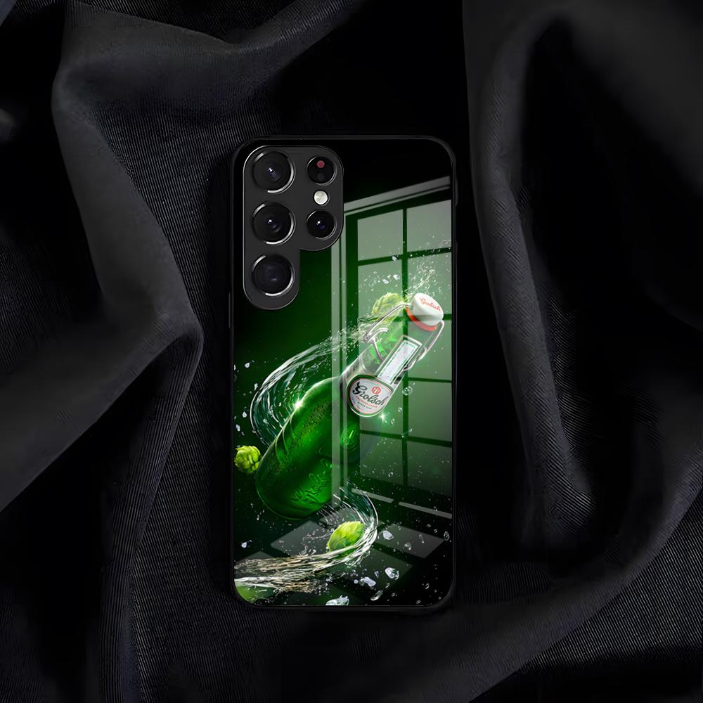 

G-GrolschES Beer Phone Case For Samsung S26 S25 Edge S24 S23 S22 S21 S20 Ultra Plus FE Glass Cover Galaxy S23 Ultra