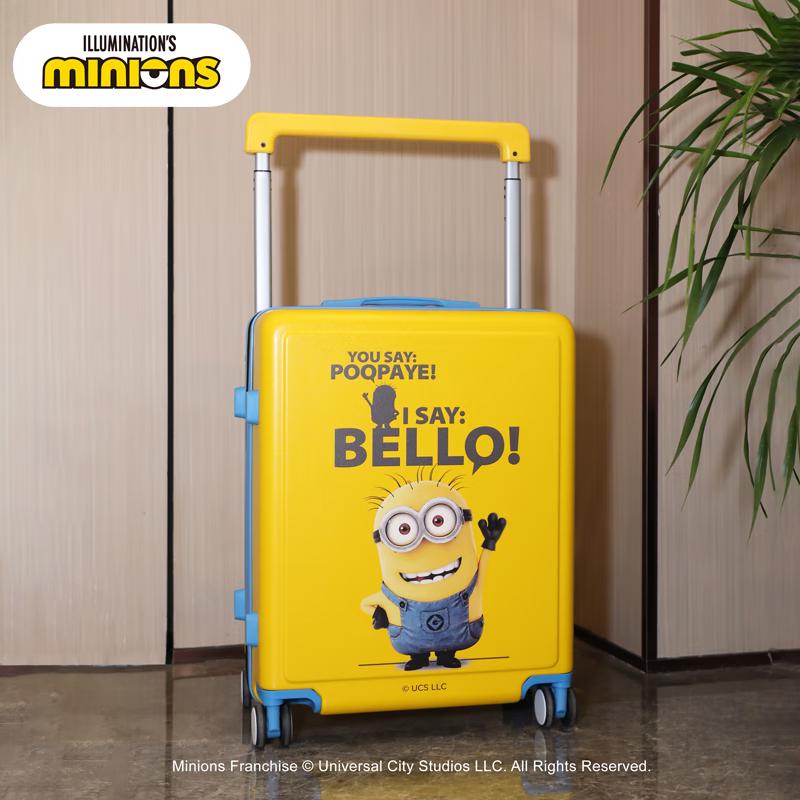 Minions 'Bello' 20-inch PVC Trolley Case