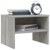 Maison Exclusive - Tables de chevet 2 pcs Sonoma gris 40x30x30cm Bois d'ingénierie