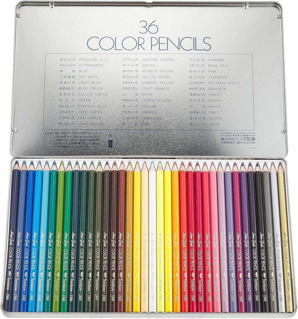 Tombow NQ Colored Pencils 36-Color (CB-NQ36C)