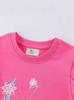 2026 Summer Girls' Short-Sleeved Embroidered T-Shirt