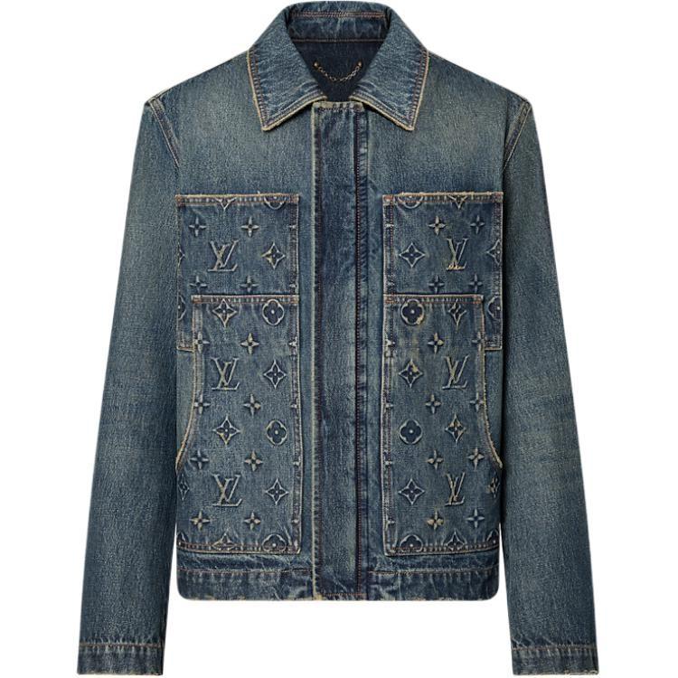 Louis Vuitton Denim Jacket Men's Ink Blue 1ABJ75