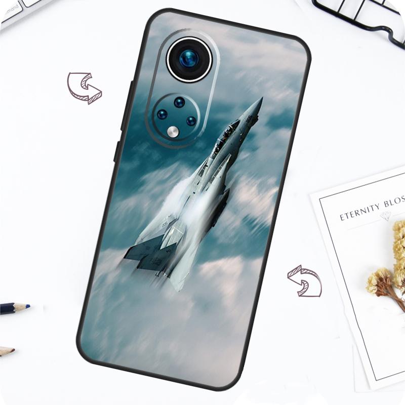 F14 Tomcat Fighter Case For Honor Magic 7 Pro 5 6 Lite Honor 200 Pro 50 70 90 X8b X9a X8a X8 X9 X9c X9b Cover