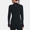 Under Armour Casual Running Stand Collar Training Long Sleeve T-Shirt Women Tops Black 1365632-001