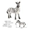 English Details Animal Paradise Wildlife Figure Model Toy Plastic Forest Animal Ornament Doll