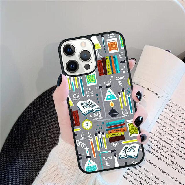 Biology and Chemistry Phone Case Cover For iPhone 17 Air 15 16 14 13 12 Pro Max 11 Pro Max Plus Coque Shell