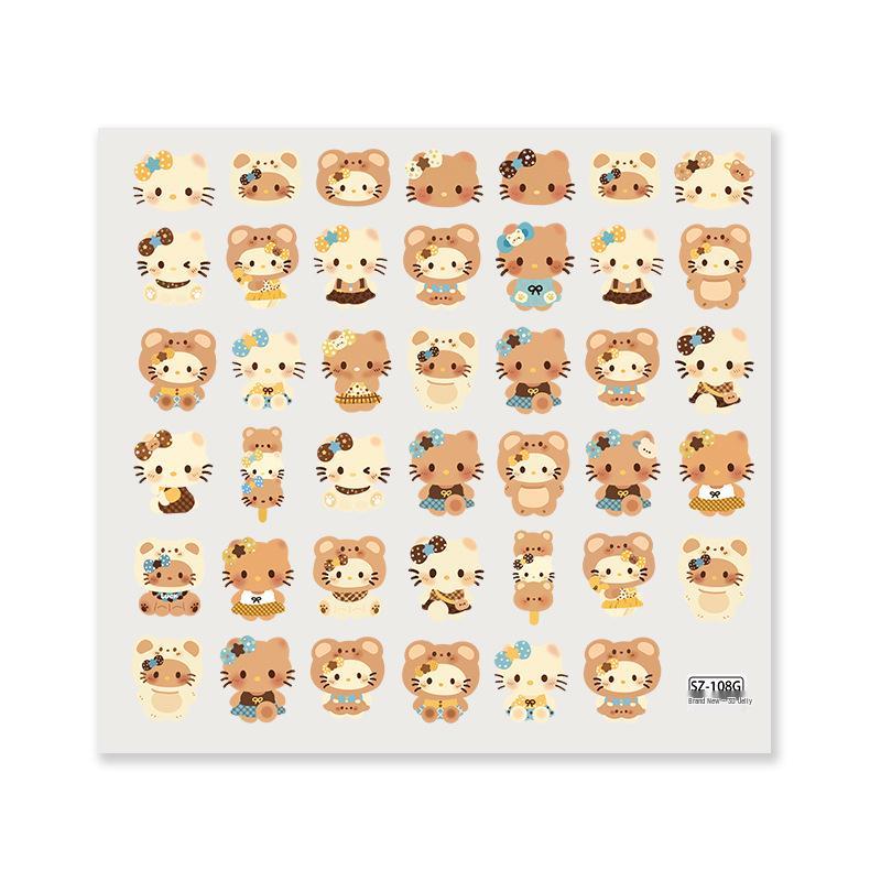 Sky Bestseller 3D Toast Cat Large Image Sticker for DIY Journal Decoration