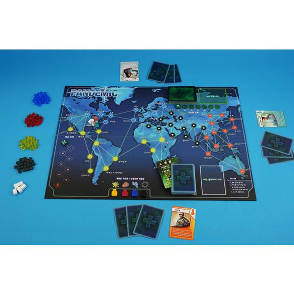 Pandemie, gemischte Farben, 2-4 Personen