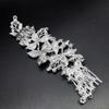 Fashionable and Exquisite Crystal Crown Hair Comb Comb Handmade Flower Bridal Tiara Wedding Accessories