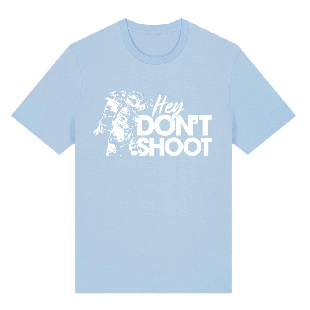 Don' Shoot Game Arc Raiders T-Shirt Unisex Streetwear Hip Hop Baumwolle Kurzarm Herren T-Shirt Rundhals Mode Locker Männer T-Shirts