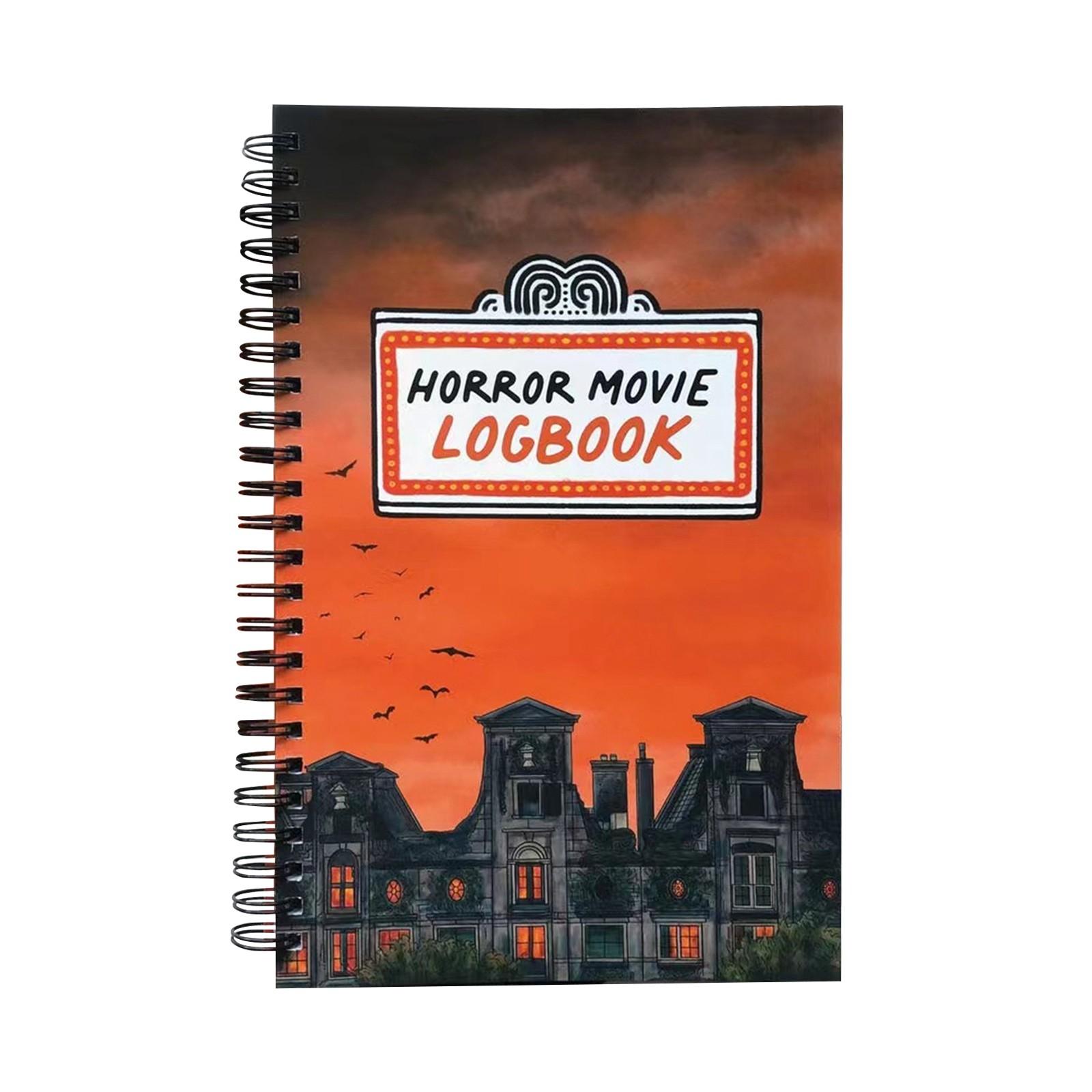 

Журнал фильмов ужасов, Подарки ручной работы для любителей фильмов ужасов, Ручная роспись, Журнал обзоров фильмов