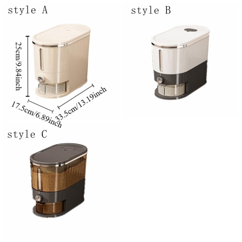 Visible Design Sealed Rice Container Large Capacity Cereal Container  Household Use