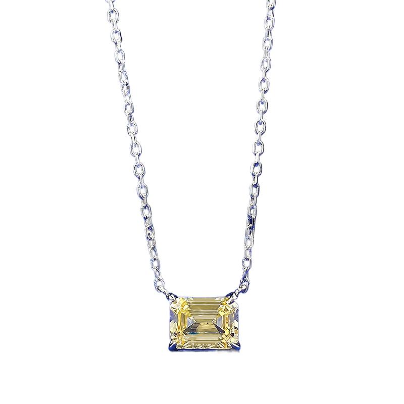 New S925 Silver Ancient Style Road Connection Necklace Pendant Fashionable and Simple Wedding Jewelry