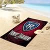 Name Custom Cagliari Calcio Print Beach Towel, Large Soft Quick Dry Towel for Beach Camping Swimming