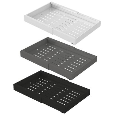 Space Saving Kitchen Cabinet Drawer Convenient Cabinet Drawer Organizers Extendable Kitchen Organization Container