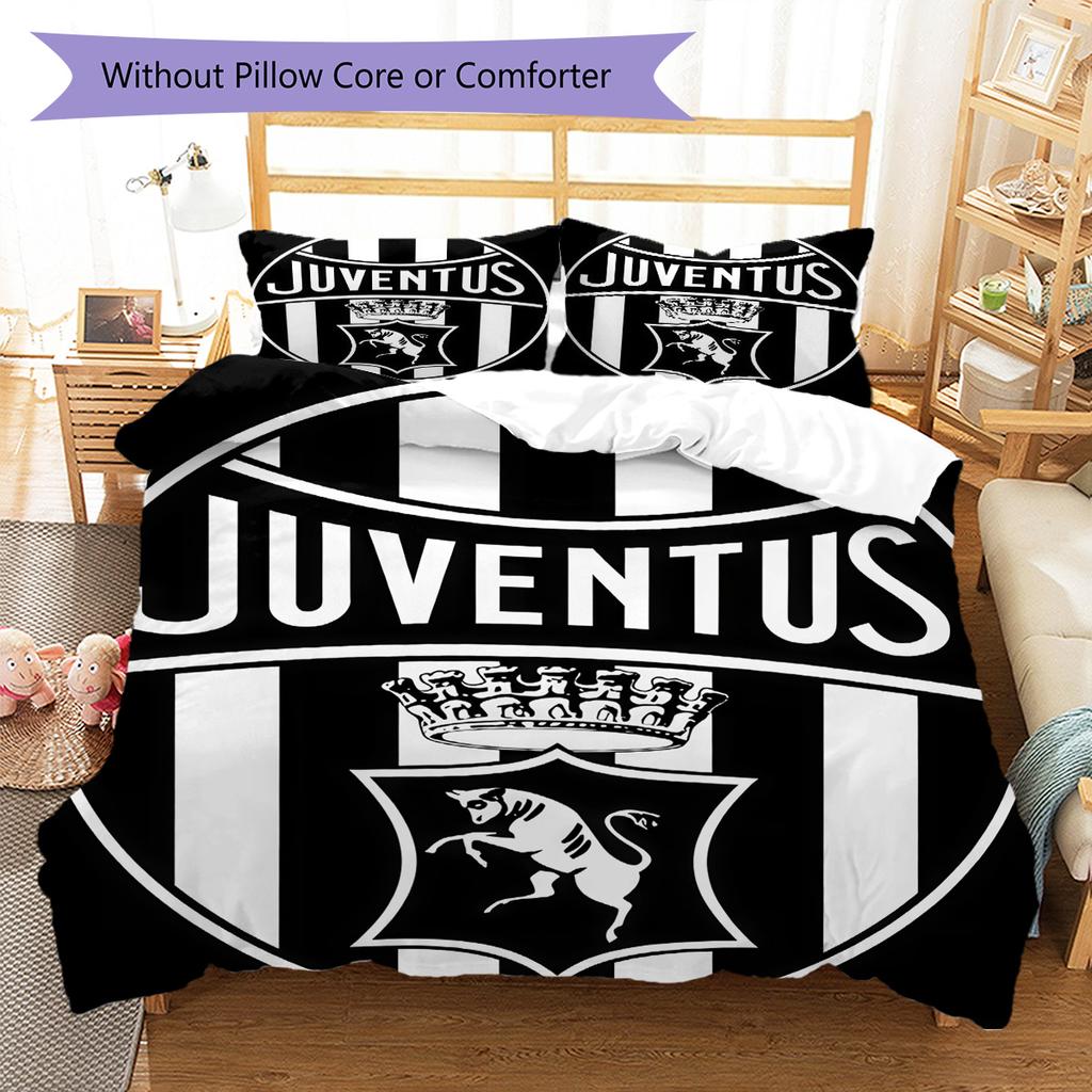 Set cu cuvertură și fețe de pernă Man Utd Decor Acasă Cadou de Ziua de Naștere (1 * husă de pilotă + 2 * fețe de pernă, fără miez)