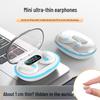 X55 Bone Conduction Sleep Earphones - Mini Noise Cancelling, Digital Display, Long Battery Life, Macaron Bluetooth