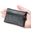 Men Card Coin Key Soft Holder Zip Leather Wallet Pouch Bag Purse Gift Fashion Black Mini Coin Holders Pu Leather Small Purse