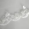 Polyester Car Bone Lace, Wedding Veil, Dress Accessories, White Car Stock Lace