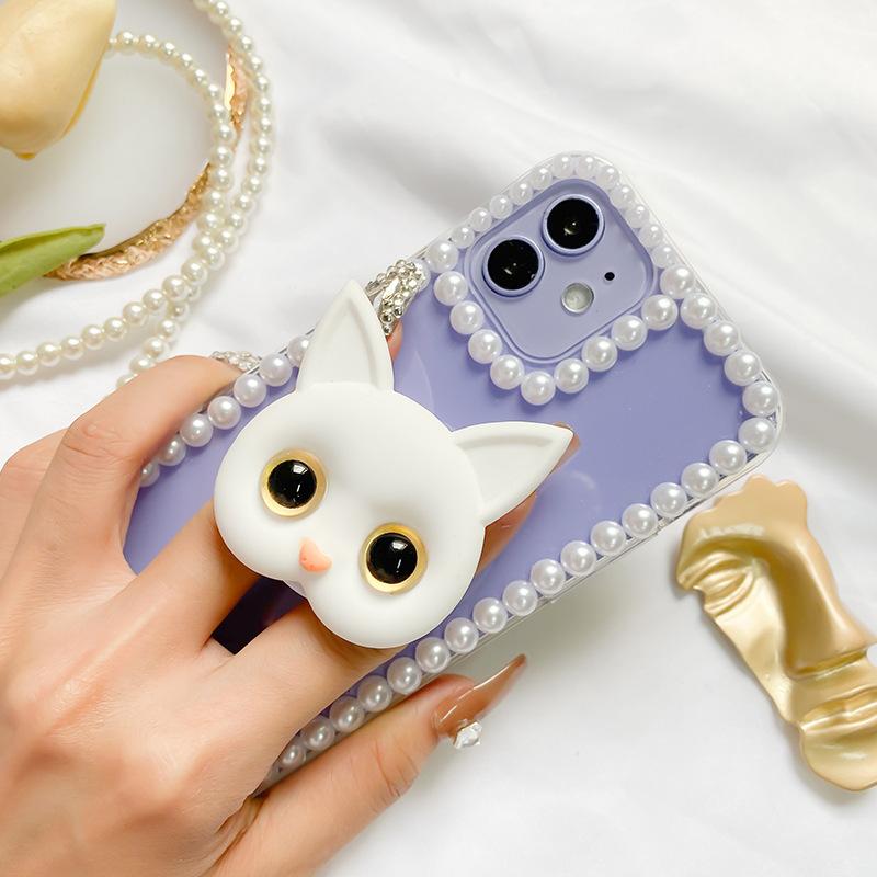 Original Cute Cat Airbag Holder Paste Foldable Mobile Phone Desktop Lazy Holder Selfie Ring