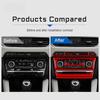 Real Carbon Fiber Car Digital Control Accent AC CD Panel Cover for Mazda 6 Automatic Transmission 2016 2017 Trim Accessories.