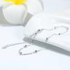Astra Sterling Silver Rhodium-Plated Anklet for Women