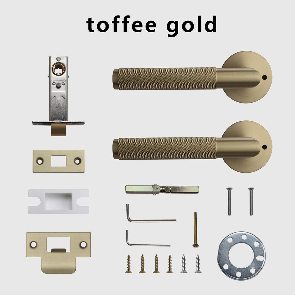Bathroom Door Lock Indoor Bathroom 304 Stainless Steel Door Handle Wooden Door Bathroom Lock Privacy Door Lock Doorknob Bedroom