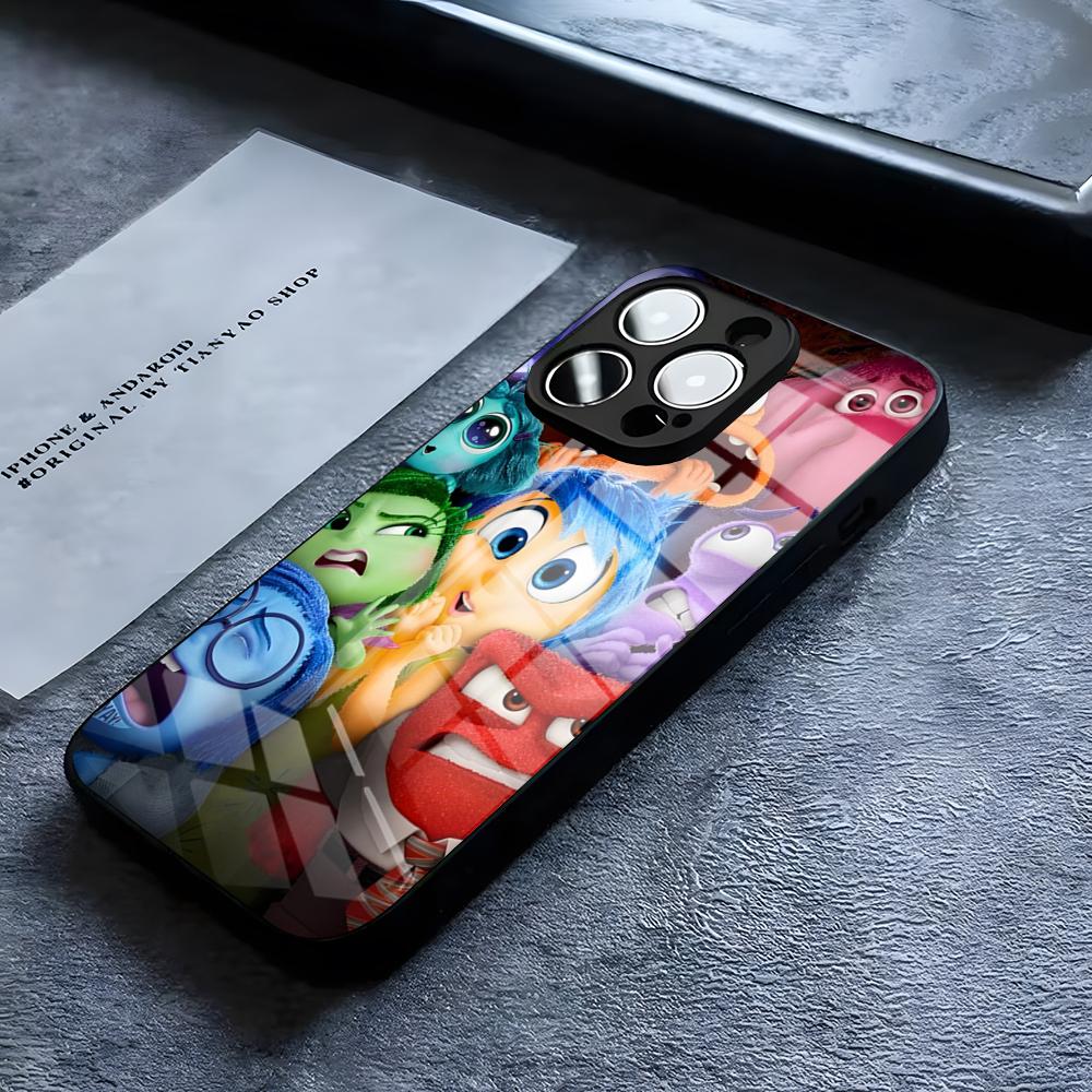 

Inside Out 2 Phone Case For IPhone 17 16 15 14 Pro 11 13 12 Mini XS XR Max 6 8 7 Air Plus SE Glass Luxury Design Cove iPhone 13