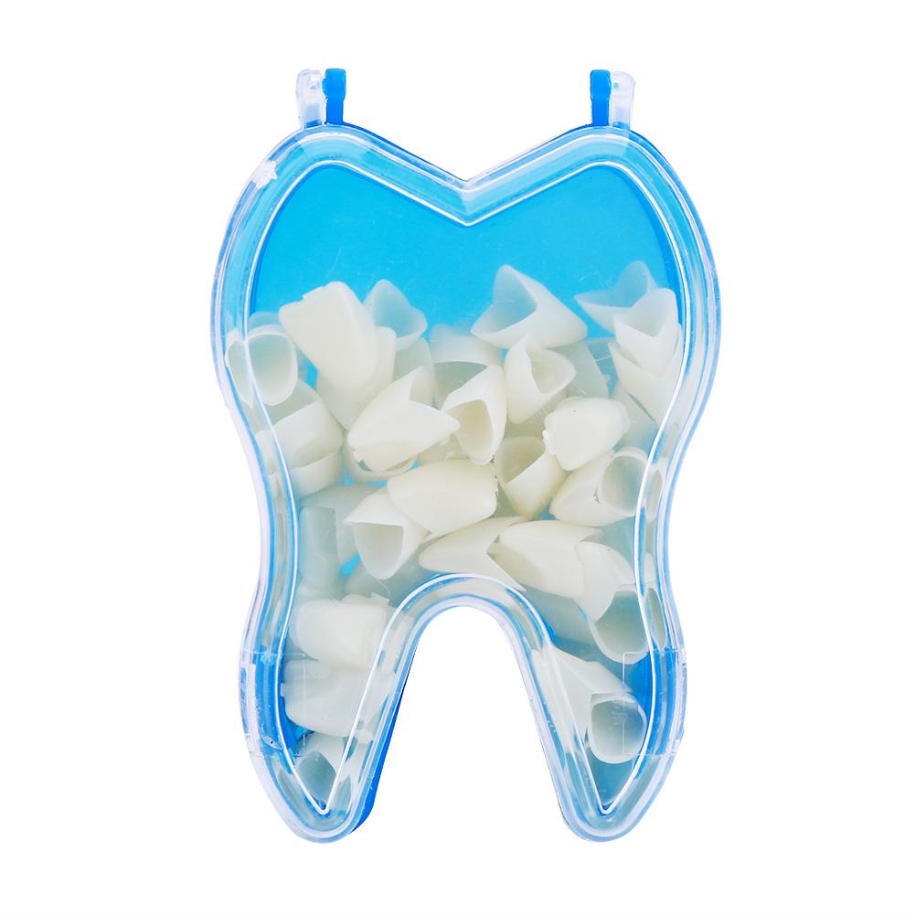 50Pcs Anterior Real Temporary Teeth Crown for Whitening Porcelain Teeth Dental Health