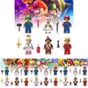 Colorful Mario Brothers Action Figures Abs Plastic Building Blocks Set