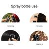 Hair Spray Bottle Empty Water Mist Bottle for Hair Styling Gardening Cleaning 300ml (M)Black