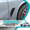 Front Side Fender Vent Decoration Trim Compatible with BMW X5 G05 2019-2022 Spoiler Body Decoration Cover, Air Flow Intake Hole Grille Exterior
